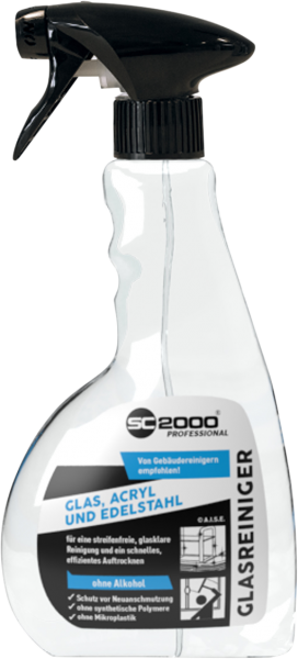 SC 2000 Professional Glasreiniger - 500 ml Sprühflasche