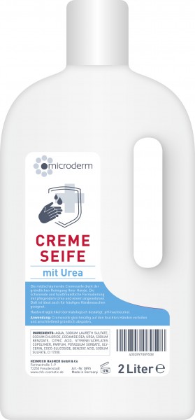 microderm Cremeseife mit Urea 2 Liter Flasche