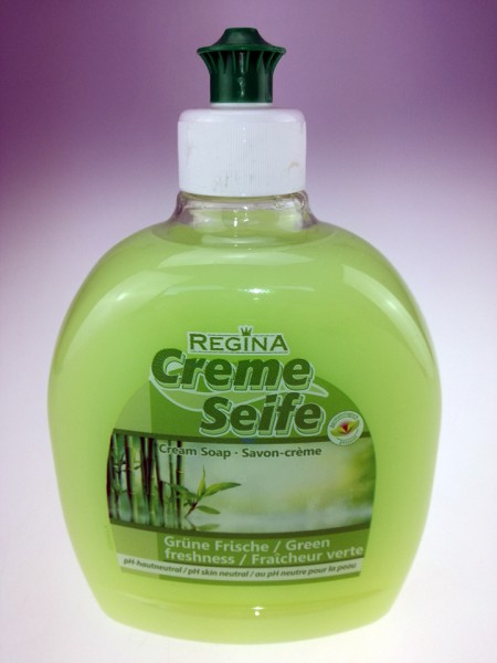 REGINA Cremeseife flüssig Grüne Frische 500 ml Push Pull