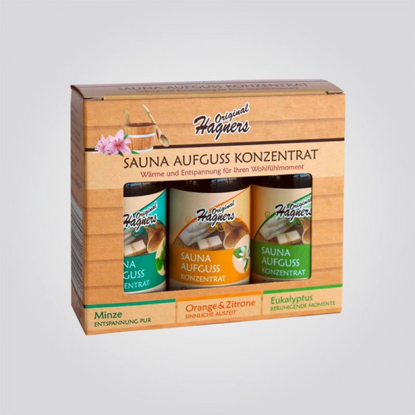 Original Hagners Sauna Aufguss Konzentrat, 3tlg