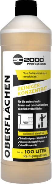 SC 2000 Professional Oberflächenreiniger Reiniger - Konzentrat 1 Liter Flasche